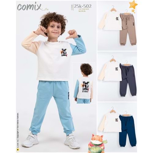 Comix Top Fri Ends Erkek Takım 3-6 Yaş 25K-502