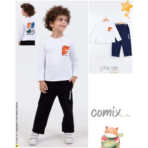 Comix Roar Sounds Erkek Takım 3-6 Yaş 25K-501