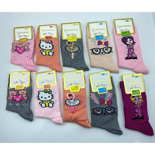 İntegral Çocuk Soket Çorap 3-5-7-9-11 12*