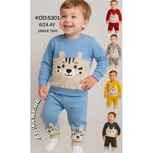 ADIM BEBE 06-24 İKİLİ ERKEK TAKIM 5301