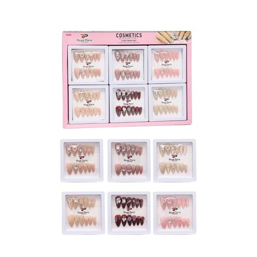 Royal Paris Taşlı Takma Tırnak Rc-463