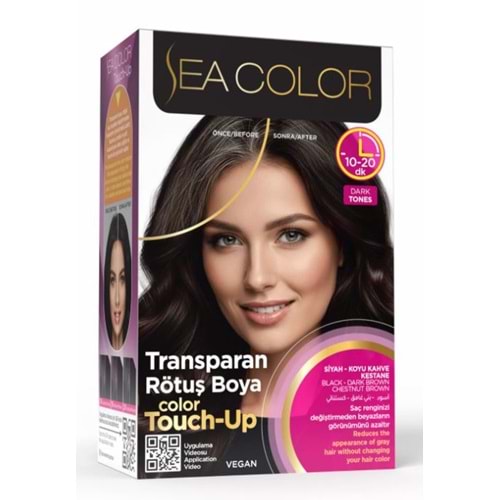 Sea Color Transparan Rötuş Boya siyah