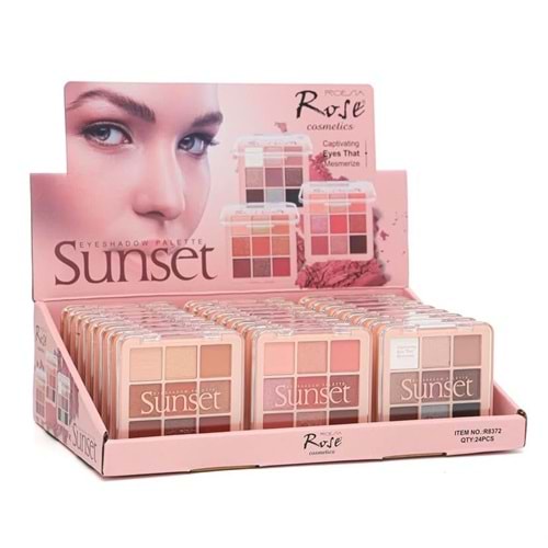Rose Sunset 9Lu Göz Farı R8372 24*