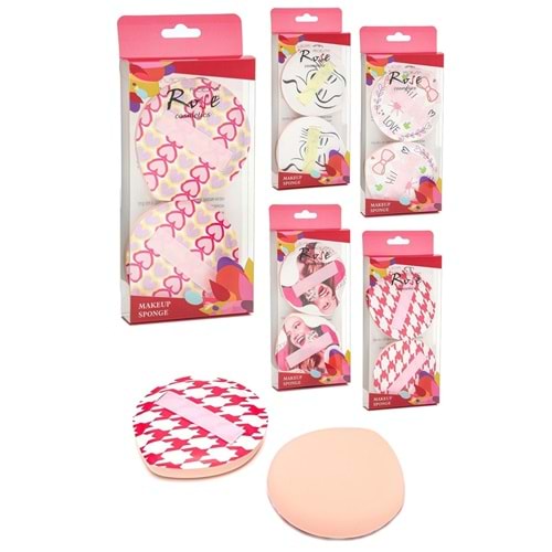 Rose 2li Makyaj Süngeri Rgm18 12*