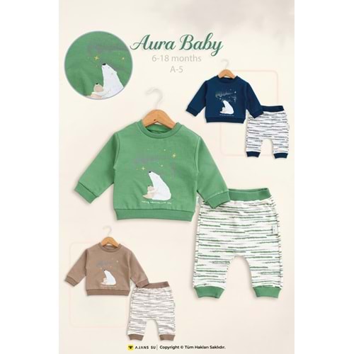 Aura Baby Baby Bear Erkek Takım 6-18 A-5