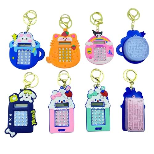 Sevimli Tavşan Hesap Makineli Maskot 12*