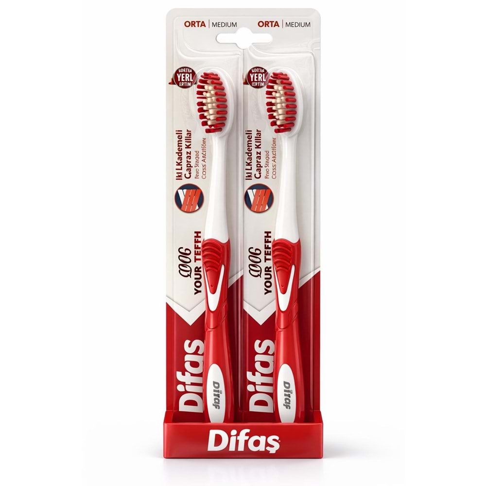 Difaş Taraftar Diş Fırçası 12*