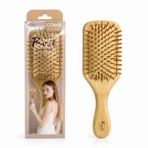 Rose Ahşap Doğal Tarak rf103 6*