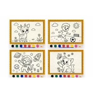 Çocuk Tuval Boyama Seti