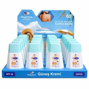 Royal Paris 60 Spf Güneş Kremi rpf-26 24*