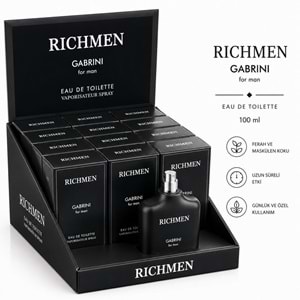 Gabrini Rıchmen Black Erkek Parfüm 100 ml 12*