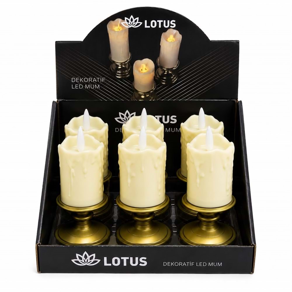 Lotus Dekoratif Mum 6*