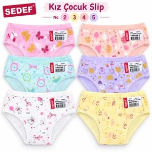 1042 Sedef Çocuk Kız Empirme Slip 12*