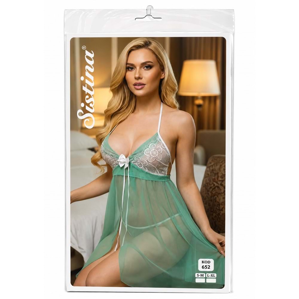 Sistina Dantelli Fantazi Gecelik 652