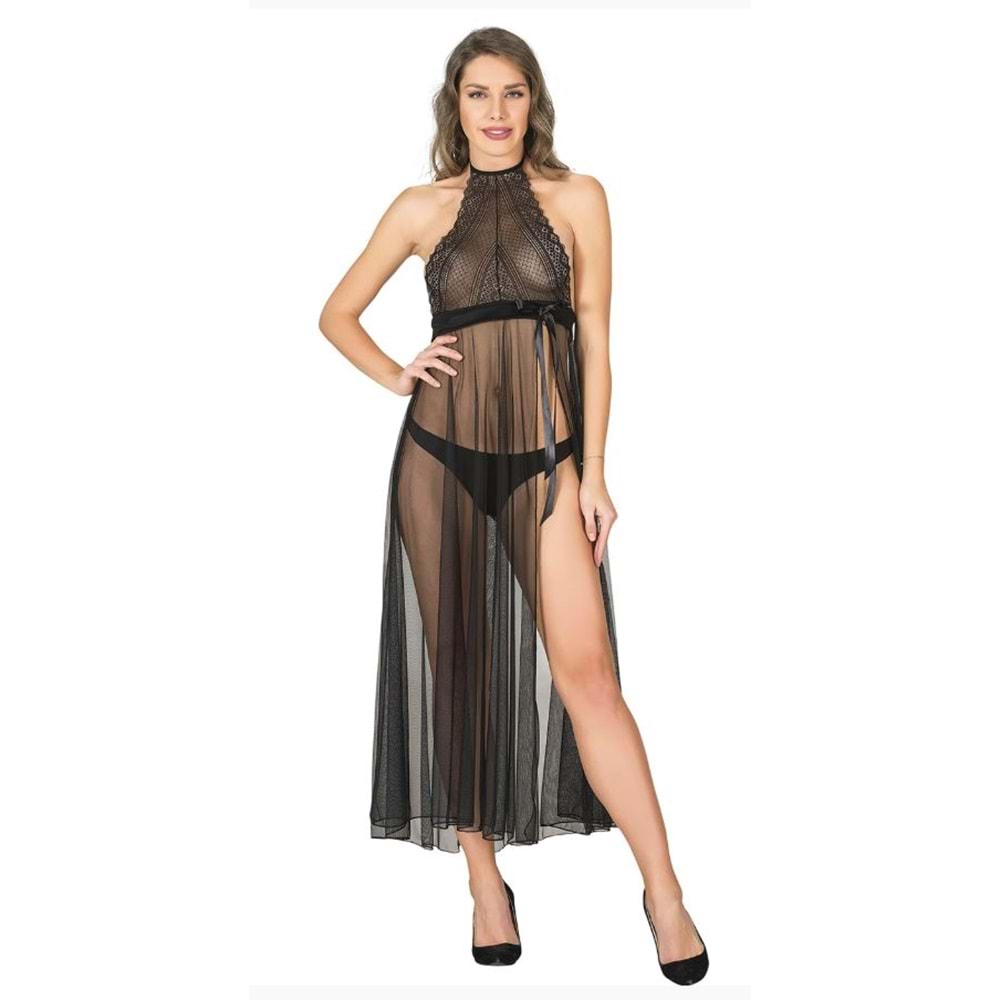 Sistina Dantelli Fantazi Gecelik 075