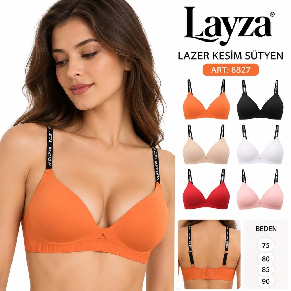 Layza Lazer Kesim Sport Sütyen 8827 6*