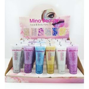 Mina Beauty Tüp Glitter Makyaj Simi 30*