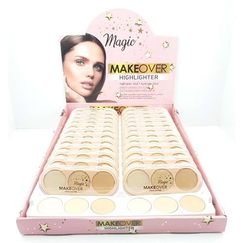 Magic Makeover 3lü Highlighter Aydınlatıcı 24*