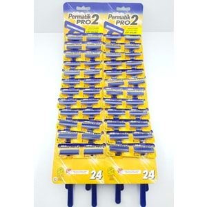 Gilette Permatik Pro2 2kartela 96lı 1*