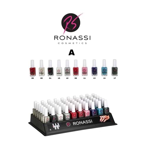 Ronassi Oje Karma Renk Standlı A 60*