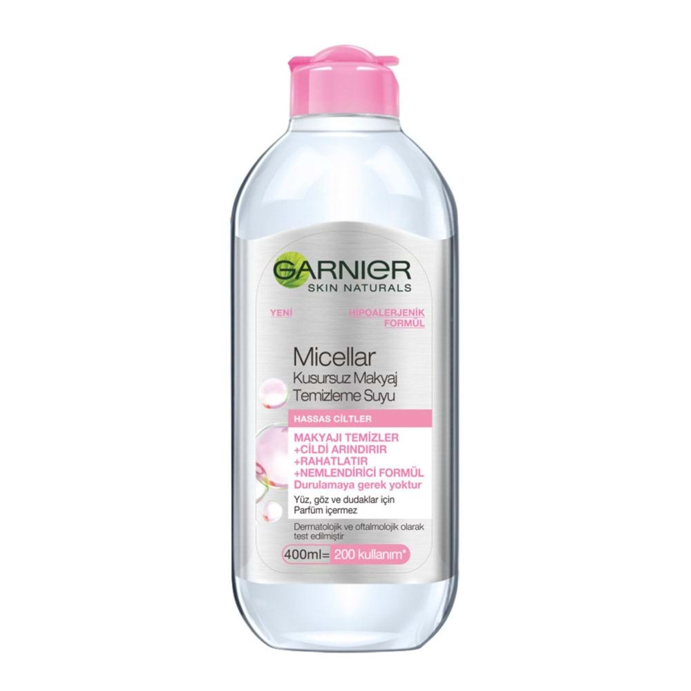 Garnier Makyaj Temizleme Suyu Micelaar Kusursuz Makyaj 400 Ml
