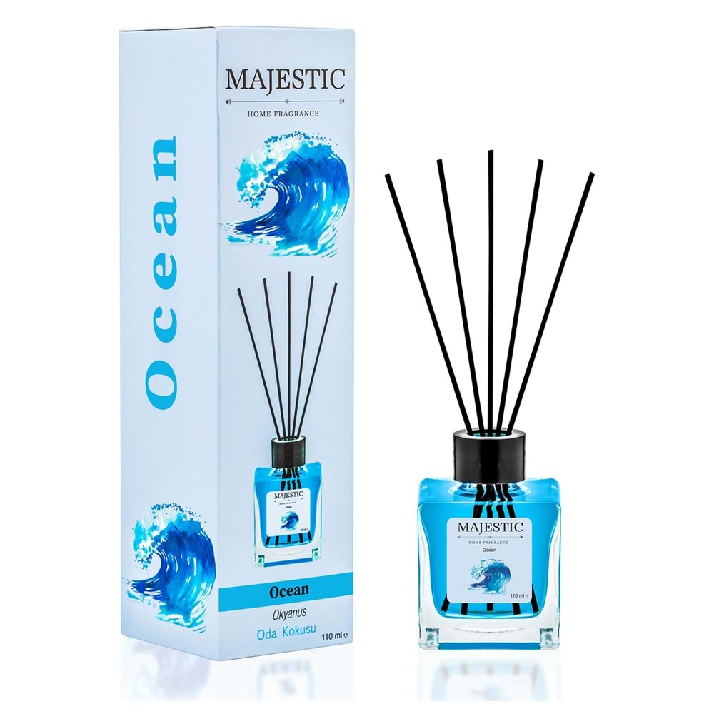 Majestic Bambu Çubuklu Oda Kokusu Okyanus Ocean 110 Ml Kare