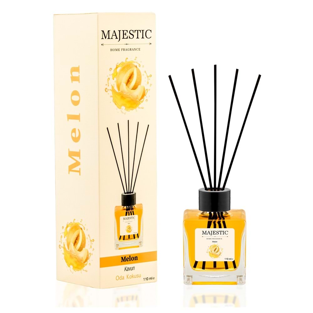 Majestic Bambu Çubuklu Oda Kokusu Melon Kavun 110 Ml Kare