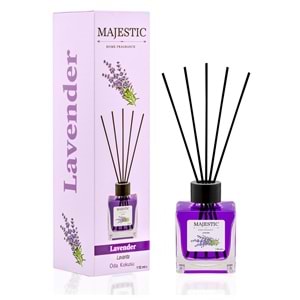 Majestic Bambu Çubuklu Oda Kokusu Lavender 110 Ml Kare