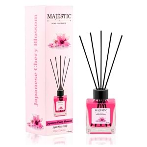 Majestic Bambu Çubuklu Oda Kokusu Japanese Cherry Blossom 110 Ml Kare