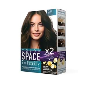 Color Space Saç Boyası 5.0 Açık Kahve
