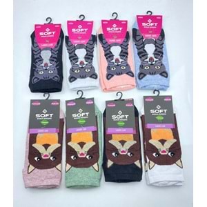 Soft Ladies Lüx Patik Çorap 12*