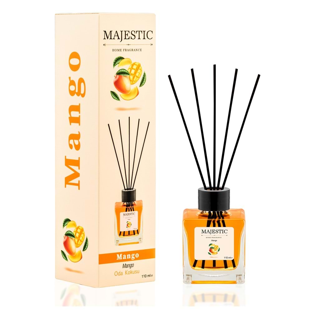 Majestic Bambu Çubuklu Oda Kokusu Mango 110 Ml Kare