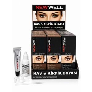 New Well Kaş Kirpik Boyası 24*
