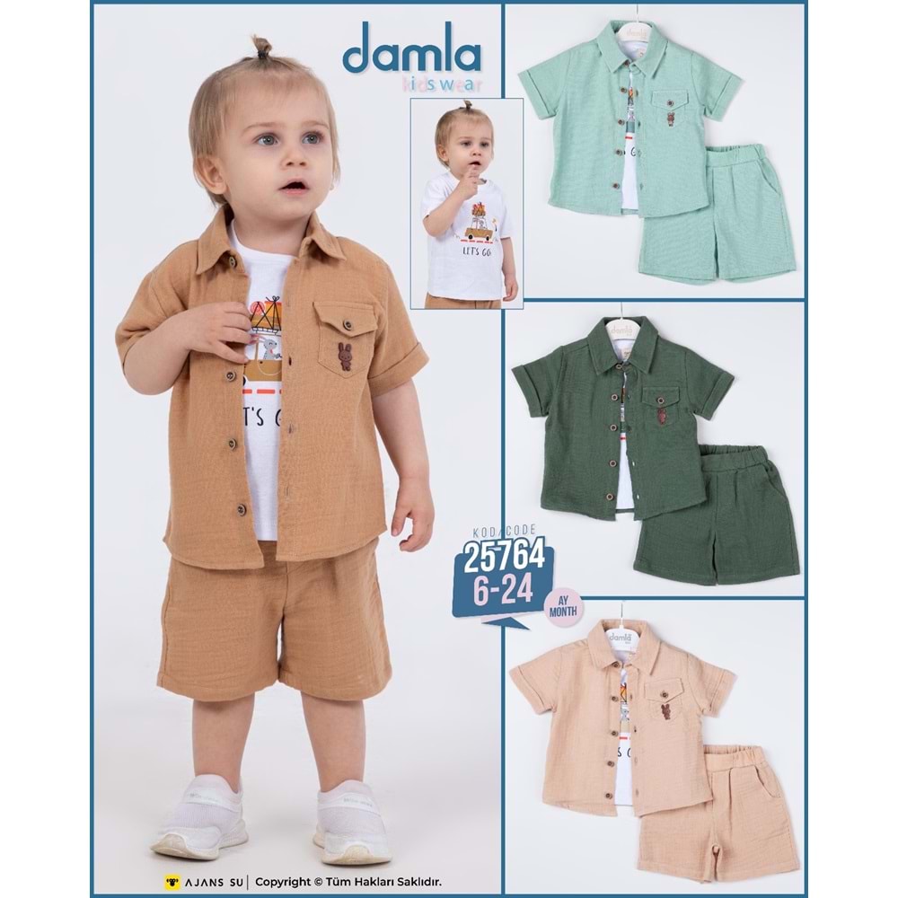 Damla 06,24 ay lets go erkek takım 25764