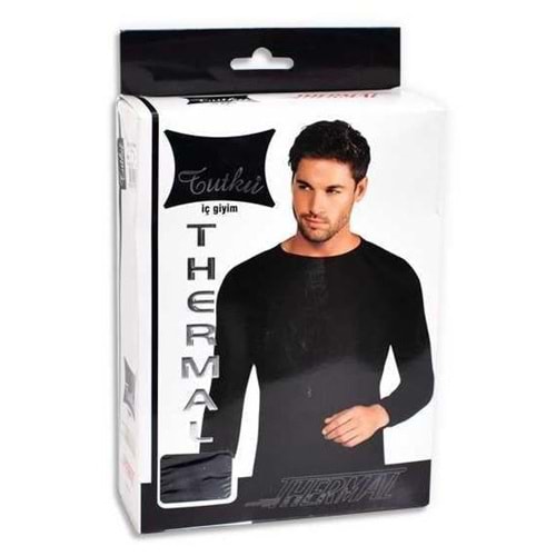 Tutku Erkek Termal Fanila Siyah XL