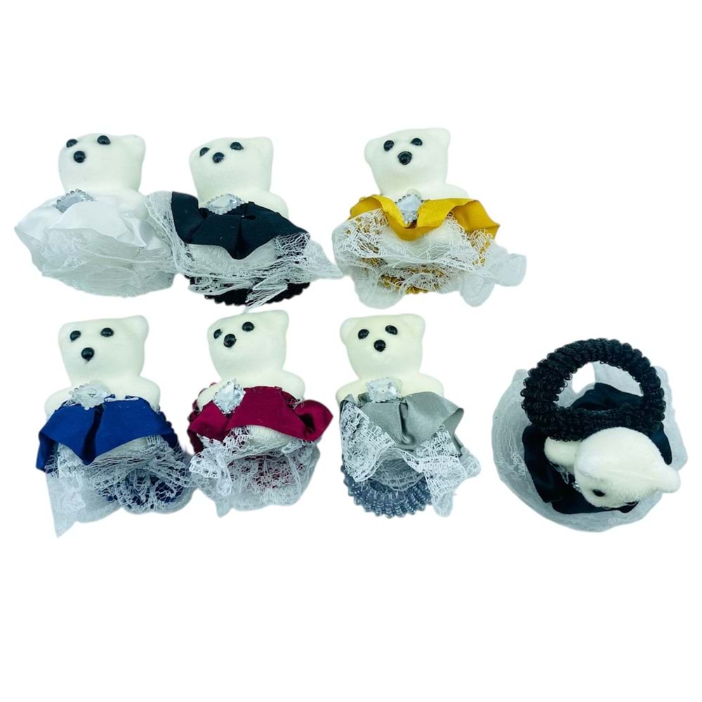 Ayıcıklı Lastik Toka CD14C 12*